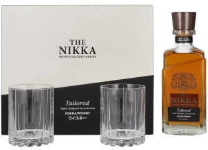 Nikka The Tailored Premium Blended Whisky Mit 2 Gläsern 0,7l 43%