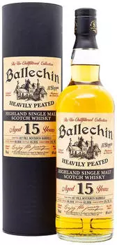 Signatory Vintage 15 Jahre Ballechin Heavily Peated Highland Single Malt Scotch Whisky 0,7l