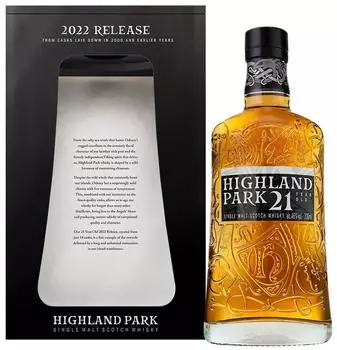 Highland Park 21 Years Old Single Malt Scotch Whisky 0,7l 46%