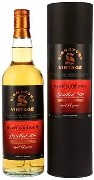 Signatory Vintage 14 Years Old Glen Garioch 2011/2026 1st and 2nd Fill Bourbon Barrels Sig Un-Chill 0,7l