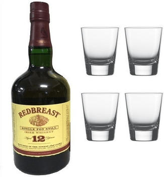 Redbreast 12 Jahre 0,7l 40% + 4 Whisky Tumbler