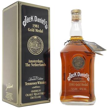 Jack Daniels 1981 Gold Medal 1l 43%
