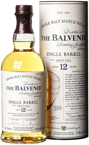 The Balvenie Single Barrel 12 Jahre 0,7l 47,8%