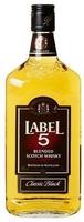 Label 5 Blended Scotch Whisky 0,7 Liter 40%, Grundpreis: &euro; 17,11 / l
