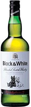 Black & White Blended Scotch Whisky 40% 1l