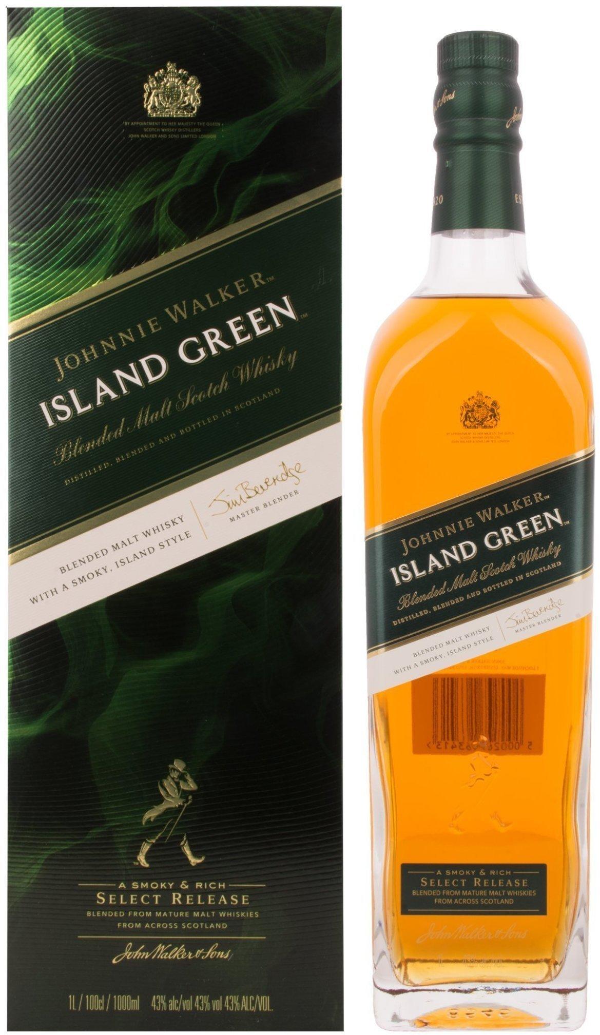 Johnnie Walker Island Green 1l 43vol Test TOP Angebote ab 57,82