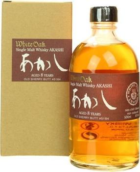 White Oak Distillery White Oak Akashi 8 Jahre Sherry Butt 0,5l 50%