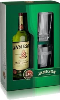 Jameson Irish Whiskey Geschenkset mit 2 Gläsern 0,7l 40%