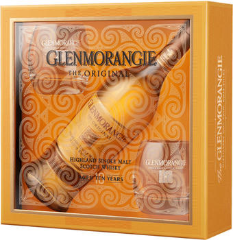 Glenmorangie Original 10 Years 0,7l 40% Geschenkset 2018 mit 2 Gläsern