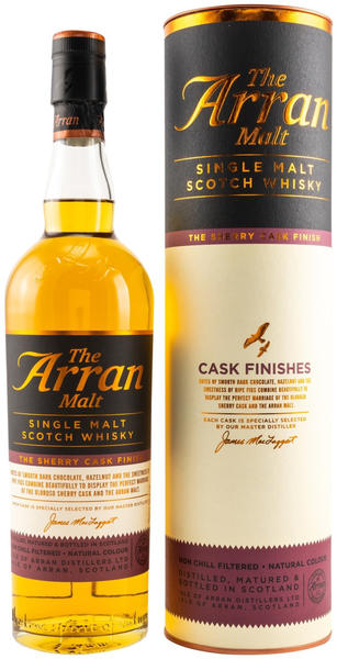 Arran Malt Cask Finishes Single Malt Scotch Whisky The Sherry Cask Finish 0,7l 46%