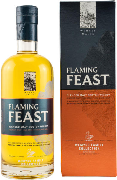 Wemyss Malts Family Collection FLAMING FEAST Blended Malt Scotch Whisky 0,7l 46%