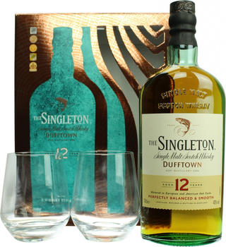 The Singleton of Dufftown 12 Jahre 0,7l 40% Geschenkset mit 2 Gläsern