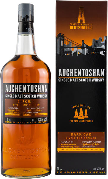 Auchentoshan Dark Oak Single Malt 1,0l 43%