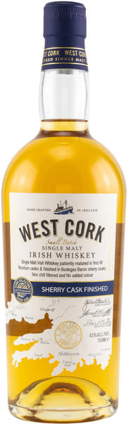 West Cork Distillers West Cork Sherry Cask Finish 43% 0,7l
