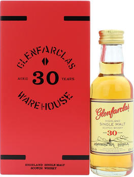 Glenfarclas 30 YO Single Malt Whisky 43% 0,05l Miniatur
