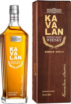 Kavalan Classic Single Malt Whisky 0,5l 40%