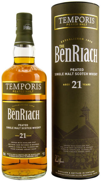 Benriach 21 Jahre Temporis Peated 46% 0,7l