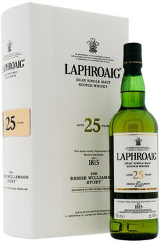 Laphroaig 25 YO Bessie Williams Story 0,7 l 43 %