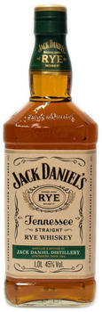 Jack Daniel's Tennessee Rye Whiskey 45% 1l
