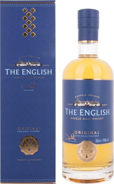 The English Whisky Co. Original Single Malt Whisky, 70cl