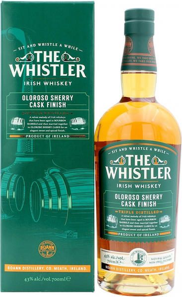 Boann The Whistler Triple Distilled Oloroso Sherry Cask Finish 43% 0,7l