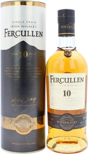 Fercullen 10 Jahre Single Grain Irish Whiskey 40% 0,7l