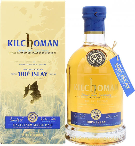 Kilchoman 100% Islay Release 10th Edition 2020 50% 0,7l