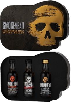 Smokehead Gift Tin 3x0,05l