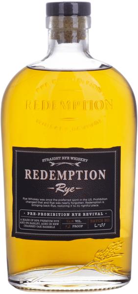 Redemption Whiskey Straight Rye 46% 0,7l
