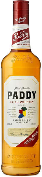 Paddy Irish Whisky, 70 cl
