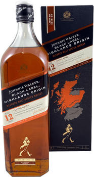 Johnnie Walker Black Highlands Origin Blended Scotch Whisky 42% 1,0l