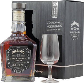 Jack Daniels Jack Daniel's Single Barrel Select 45% 0,7l + Nosing Glas