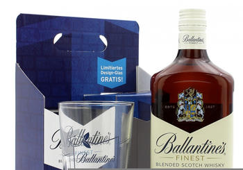 Ballantine's Finest 0,7l 40% Geschenkset mit Glas