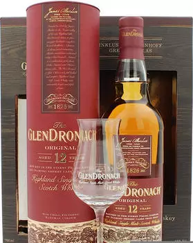 Glendronach 12 Years 43% 0,7l + Ritzenhoff Grenoble Tasting Glas