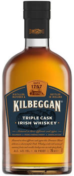 Kilbeggan Triple Cask Irish Whiskey 0,7l 43%