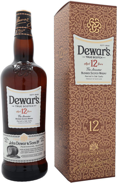 Dewar's 12 Years The Ancestor Blended Scotch Whisky Test Weitere Dewar ...