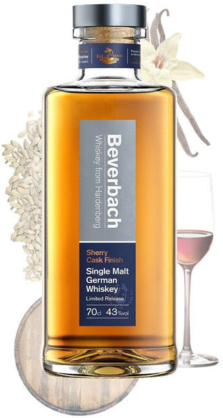 Hardenberg Beverbach Single Malt Sherry Cask Finish 0,7l 43%