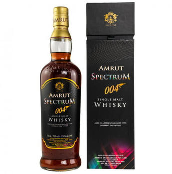 Amrut Spectrum 004 Single Malt Whisky 0,7l 50%
