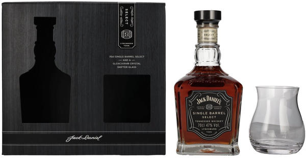 Jack Daniel's Single Barrel Select 0,7l 47% Geschenkbox mit Snifter Glas