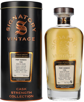 Signatory Vintage Port Dundas 25 Years Old Cask Strength Collection 1996 0,7l 51,1%