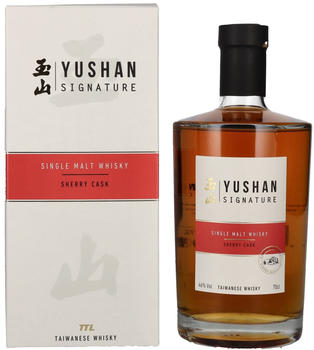 Nantou Yushan Signature Single Malt Whisky Sherry Cask 0,7l 46%