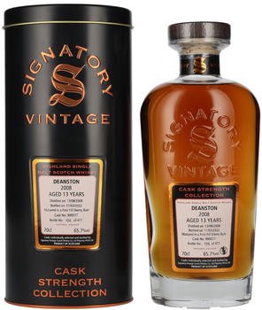 Signatory Vintage 13 Years Old Deanston 2008/2022 Single Malt Scotch Whisky 0,7l 65,7%