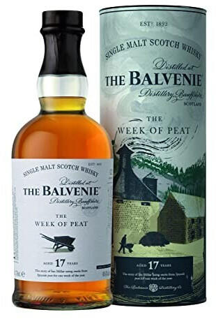 The Balvenie 17 Jahre The Week of Peat 0,7l 49,4%