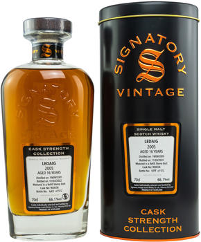 Signatory Vintage 16 Years Old Ledaig Single Malt Scotch Whisky 2005/2022 0,7l 66,1%