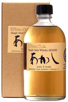 Akashi 5 Years Old Single Malt Whisky 50% 0,5l