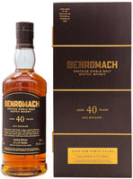 Benromach 40 Jahre Speyside Single Malt Release 2022 0,7 Liter 57,6 % Vol.,