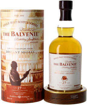 The Balvenie 27 Years A Rare Discovery from Distant Shores + Box 0,7l 48%