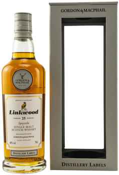 Gordon & MacPhail Linkwood 25 Years Old Distillery Labels 0,7l 46%