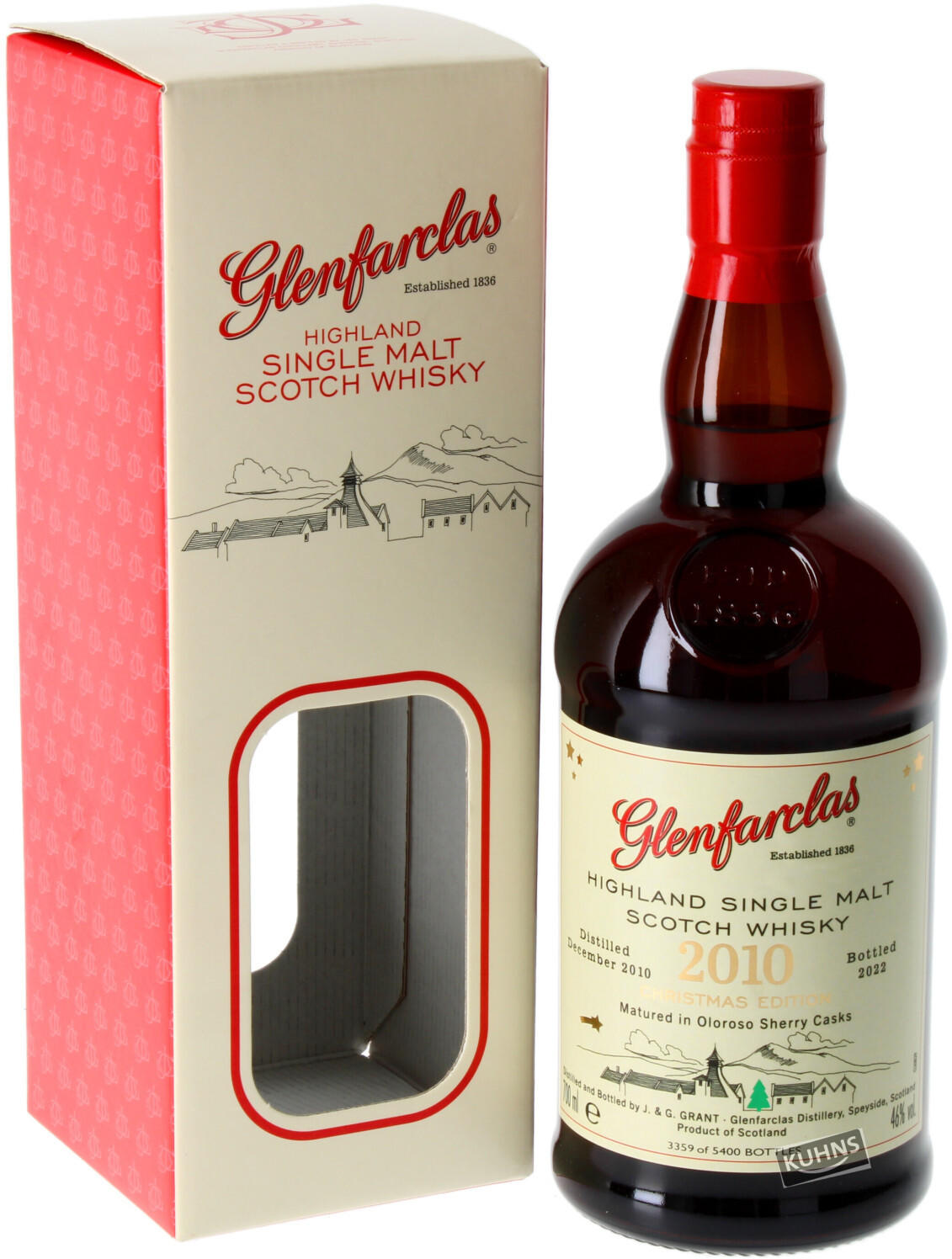 Glenfarclas 2010/2022 Oloroso Sherry Christmas Edition - Highland Single  Malt Scotch Whisky 0,7l 46% Test TOP Angebote ab 64,90 € (Oktober 2023)