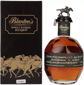 Blanton's Single Barrel Bourbon Black Label 0,7l 40% Blanton's Single Barrel Bourbon Black Label 0,7l 40%